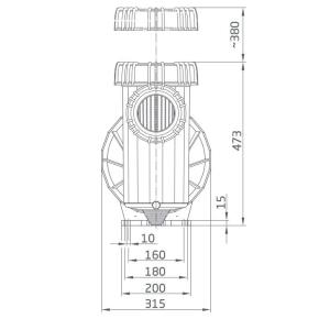 Badu RESORT 40, 40m3/h 230/400V 2,54kW