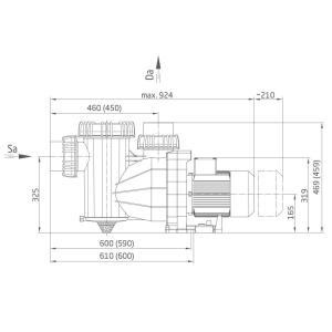 Badu RESORT 110, 110m3/h 400/690V 6,15kW