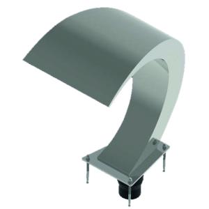 Vodní chrlič Had 380 AISI 316 mat DOMESTIC