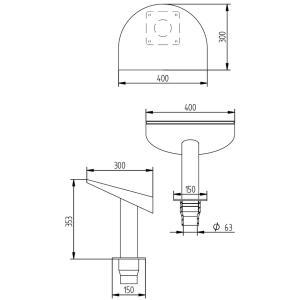 Vodní chrlič BLÍŽENEC AISI 316 lesk DOMESTIC