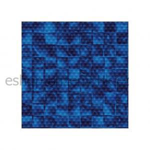 AVfol Decor Protiskluz - Mozaika Modrá Electric, 1,65 m šíře, 1,5 mm, metráž 