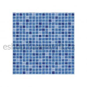 AVfol Decor Protiskluz - Mozaika Modrá, 1,65 m šíře, 1,5 mm, metráž 